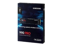 Samsung 990 PRO MZ-V9P1T0BW - SSD - kryptert - 1 TB - intern - M.2 2280 - PCIe 4.0 x4 (NVMe) - 256-bit AES - TCG Opal Encryption 2.0 PC-Komponenter - Harddisk og lagring - SSD
