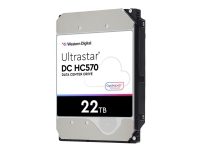 WD Ultrastar DC HC570 – Hårddisk – 22 TB – intern – 3,5 – SAS 12Gb/s – 7200 rpm – buffert: 512 MB