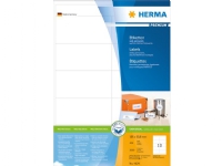 HERMA Premium – Papper – matt – permanent självhäftande – vit – 105 x 50.8 mm 2000 etikett (er) (200 ark x 10) laminerade etiketter