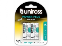 Uniross AAA Alkaline PC tilbehør - Ladere og batterier - Diverse batterier