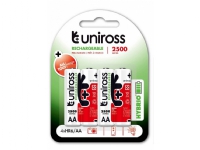Uniross AA 2500 NiMh PC tilbehør - Ladere og batterier - Diverse batterier