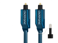 ClickTronic 3m Toslink Opto-Set, Toslink, Hankjønn, TOSLINK, Hankjønn, 3 m, Blå PC tilbehør - Kabler og adaptere - Lydkabler