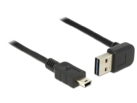 DeLOCK EASY-USB – USB-kabel – mini-USB typ B (han) til USB (han) – USB 2.0 – 2 m – 90° stikforbindelse – sort