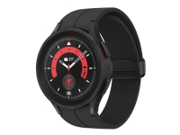 Samsung Galaxy Watch5 Pro – 45 mm – svart titan – smartklokke med sportsbånd – display 1.4 – 16 GB – LTE, NFC, Wi-Fi, Bluetooth – 4G – 46.5 g