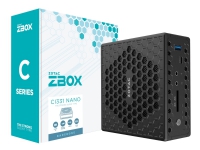 ZOTAC ZBOX C Series CI331 nano - Barebone - kompakt PC - 1 x Celeron N5100 / 1,1 GHz - RAM 4 GB - SSD 120 GB - UHD-grafikk - GigE - WLAN: 802.11a/b/g/n/ac, Bluetooth 5.0 - Win 11 per N PC & Nettbrett - Stasjonær PC