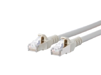 BTR – Patch-kabel – RJ-45 (hane) till RJ-45 (hane) – 2 m – skärmad – CAT 6a – halogenfri – grå