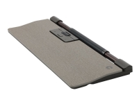 CONTOUR RollerMouse Pro Wireless – with Regular wrist rest in Light grey fabric leather