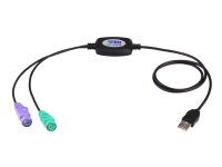ATEN - Adapter för tangentbord/mus - USB (hane) till PS/2 (hona) - 90 cm