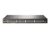 HPE Aruba 2930F 48G PoE+ 4SFP - Switch - L3 - Styrt - 48 x 10/100/1000 (PoE+) + 4 x Gigabit SFP (opplink) - rackmonterbar - PoE+ (370 W) PC tilbehør - Nettverk - Switcher