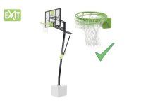 Image of EXIT Galaxy basketplanka för markinstallation med dunk basketkorg - grön/svart