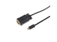 S-Conn 10-59185 1,8 m USB Type-C VGA (D-Sub) Hanstik Hanstik Lige