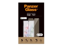 PanzerGlass – Skärmskydd för mobiltelefon – ultrabred passning – glas – ramfärg svart – för Google Pixel 7