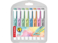 STABILO swing cool Pastel, 8 stykker, Flerfarget, Meisel tupp, Flerfarget, 1 mm, 4 mm