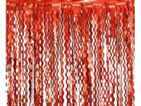 Bilde av Godan Metallic Rød Spiralgardin 100x200cm
