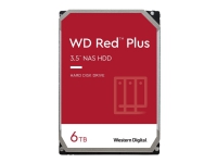 WD Red Plus WD60EFPX - Harddisk - 6 TB - intern - 3.5 - SATA 6Gb/s - 5400 rpm - buffer: 256 MB PC-Komponenter - Harddisk og lagring - Interne harddisker