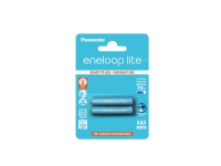 Panasonic eneloop lite BK-4LCCE – Batteri 2 x AAA – NiMH – (uppladdningsbart) – 550 mAh