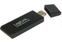 LogiLink WLAN USB 2.0 Adapter 54 MBit 802.11g, Trådløs, USB, 54 Mbit/s, Svart PC tilbehør - Kontrollere - IO-kort