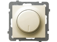 Ospel As LP-8GL2/m/27 universal push-turn dimmer for LED 0-100W for bulbs and halogens 10-250W ecru