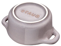 STAUB Mini Cocotte Okragly 4 stk. - 200 ml 40508-160-0 Antikgrå