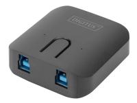 DIGITUS DA-73300-2 - USB-periferdelesvitsj - HOT Key Control - 2 x SuperSpeed USB 3.0 - stasjonær PC tilbehør - KVM og brytere - Switcher