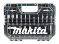 Bilde av Makita - Routerspissett - For Tre - V-groove, Dovetail, Beading, Rebate - 22 Deler - Cylindrical - For Makita Rt001gm205