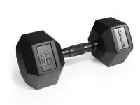 HEX hantel gummiert 1 x 15 kg