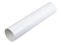vink plast Ventilationsrør Ø100 x 500 mm hvid