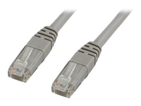 Bilde av X-shield - Koblingskabel - Rj-45 (hann) Til Rj-45 (hann) - 1 M - Utp - Cat 6 - Halogenfri, Formstøpt - Grå