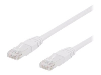 X-Shield - Koblingskabel - RJ-45 (hann) til RJ-45 (hann) - 50 cm - UTP - CAT 6 - halogenfri, formstøpt - hvit PC tilbehør - Kabler og adaptere - Nettverkskabler