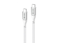 Alogic Super Ultra – USB-kabel – USB-C (hane) till USB-C (hane) – USB 2.0 – 5 A – 3 m – silver