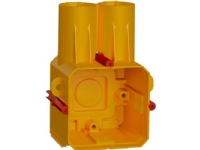 LK FUGA Air Spolningsbox 1 modul utan lock (Bulk) gul – (100 st.)