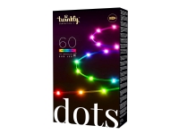 Twinkly Dots TWD060STP-B - Stringlys - LED - 6 W - klasse G - 16 millioner farger - svart Belysning - Annen belysning - Lyslenker