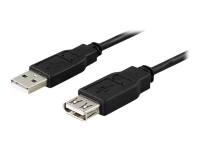 X-Shield – USB-förlängningskabel – USB (hane) till USB (hona) – 50 cm – svart