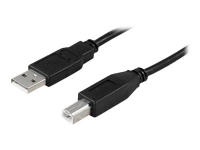 X-Shield – USB-kabel – USB (hane) till USB typ B (hane) – USB 2.0 – 50 cm – svart