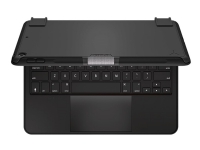 Brydge 10.2 MAX+ – Tastatur og folio-kasse (aftageligt beskyttende tui med magnetisk klick på-klemmer) – med trackpad – bagbelyst – trådløs – Bluetooth 5.0 – QWERTY – Nordisk – sort tastatur sort etui – för Apple 10.2-tums iPad (7. generation 8. generation 9. generation)