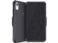 ITSKINS Spectrum Folio – Vikbart fodral för mobiltelefon – konstläder termoplastisk polyuretan (TPU) – svart – för Apple iPhone XR