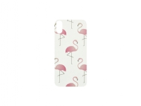 ITSKINS AVANA-skydd för iPhone XS / X®. Transparent med rosa flamingos