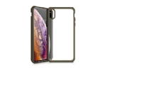 ITSKINS HYBRID SOLID cover til iPhone XS / X®. Olivengrøn og gennemsigtig