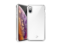 ITSKINS HYBRID GLASS cover til iPhone XS / X®. Sølv Tele & GPS - Mobilt tilbehør - Deksler og vesker