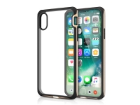 ITSKINS HYBRID // EDGE Venum Reloaded – Venum Realoaded – baksidesskydd för mobiltelefon – polykarbonat – CrystalClear svart och guld – för Apple iPhone X XS