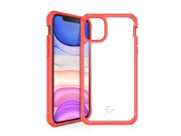 ITSKINS HYBRID SOLID-skydd för iPhone 11 / XR®. Korall och transparent