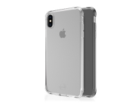 ITSKINS NANO // DUO Zero Gel 2 in 1 – Baksidesskydd för mobiltelefon – termoplastisk polyuretan (TPU) Impacthane – svart transparent – 6.5 (paket om 2) – för Apple iPhone XS Max