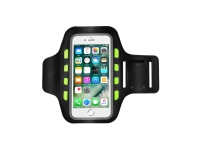Sinox løbearmbånd med LED lys til iPhone. Sort Tele & GPS - Mobilt tilbehør - Deksler og vesker
