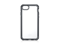 ITSKINS Level 3 Supreme // Clear – 2019 Edition – baksidesskydd för mobiltelefon – PET (Polyethylene Terephthalate) termoplastisk polyuretan (TPU) – transparent rök – för Apple iPhone 6 6s 7 8 SE (andra generationen)