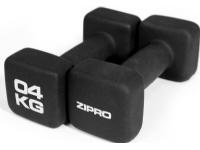 Zipro neopren manualer 2 x 4 kg Sport & Trening - Treningsutstyr - Hantler