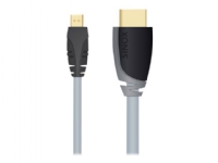 Sinox Plus+ - HDMI-kabel med Ethernet - mikro HDMI til HDMI-kabel - 2 m PC tilbehør - Kabler og adaptere - Videokabler og adaptere