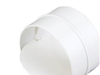 Duka lukkespjæld Ø125 mm - PVC, Hvid Ventilasjon & Klima - Baderomsventilator