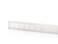 Duka ventilationsrist type 460 - Aluminium, Hvid, 400x60 mm Ventilasjon & Klima - Ventilasjonstilbehør - Utblåsningsgitter