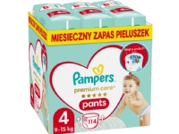 Bilde av Pampers Premium Buksebleer Størrelse 4, 9-15kg, 114 Stk.