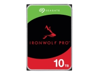 Seagate IronWolf Pro ST10000NT001 - Harddisk - 10 TB - intern - 3.5 - SATA 6Gb/s - 7200 rpm - buffer: 256 MB - med 3-års Seagate Rescue Data Recovery PC-Komponenter - Harddisk og lagring - NAS